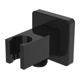 SALIDA FLEXO MURAL LATON CON SOPORTE NEGRO SQUARE