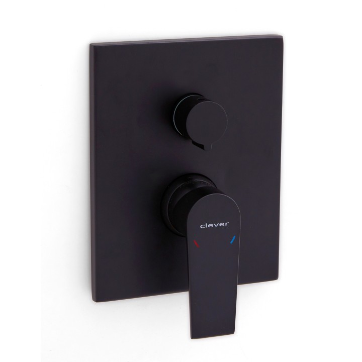 MM DUCHA EMP.Ø35 2 VIAS ICLEVER NEGRO AGORA XTREME